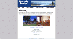 Desktop Screenshot of beverlylodgetahoe.com